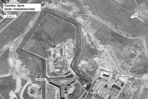 Vue satellite de la prison de Saidnaya, au nord de Damas (Syrie). D’après Amnesty International, entre 5 000 et 13 000 détenus ont été exécutés dans cette prison entre 2011 et 2015