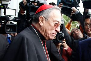L’archevêque de Tegucigalpa, ici le 20 juillet 2018, a appelé à la fin de la corruption au Honduras lors d’une messe dite le 18 août 2019.