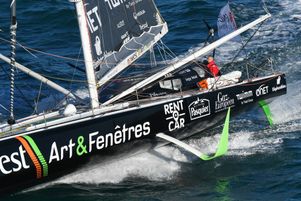 En début d’après-midi, lundi 9 novembre, le malchanceux de l’escadre, Fabrice Amedeo, n’était pas encore reparti des Sables-d’Olonne.