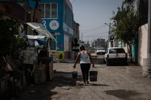À Mexico, 3,6 millions de personnes ne reçoivent pas d’eau tous les jours au robinet.