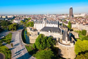 Le Château des ducs de Bretagne à Nantes.
