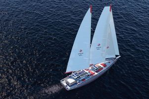 L’un des voiliers de Grain de Sail.