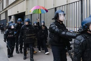 Des policiers lors d’une manifestation des gilets jaunes à paris, le 31 janvier 2023 (photo d’illustration).