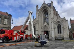 L’église de l’Immaculée-Conception de Saint-Omer a été partiellement détruite lors d’un incendie dans la nuit du dimanche 1er au lundi 2 septembre.