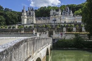 Le Château d’Ussé à Rigny-Ussé, dans la vallée de la Loire. Les 