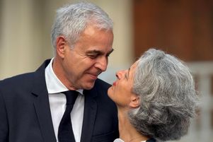 Florence et Jean Howiller le jour de leur mariage dans les Vosges, le 7 septembre.