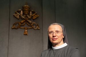 Soeur Simona Brambilla, ici le 1er octobre 2019, a été désignée prèfète du dicastère pour les instituts de vie. 