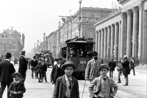Image d’une « vue » tournée par les frères Lumière et diffusée dans le dernier documentaire de Thierry Frémaux Lumières ! L’aventure continue.
