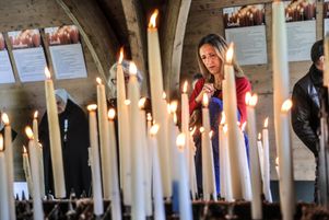 Sanctuaire Notre-Dame de Lourdes, le 21 avril 2025. C’est une visite dans la cité mariale qui a inspiré sa trilogie sur Lourdes, Rome et Paris à Emile Zola.