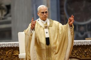 Le pape Leon XIV préside une messe à la basilique Saint-Pierre le 31 mai 2025.