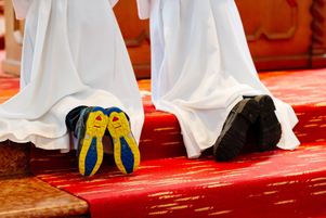Servants d’autel lors d’un mariage.