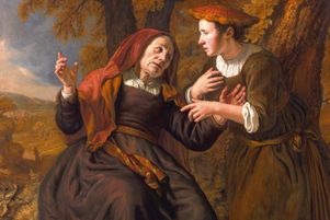 Ruth et Noémi, par Jan Victors (1619–1676). Coll. part.